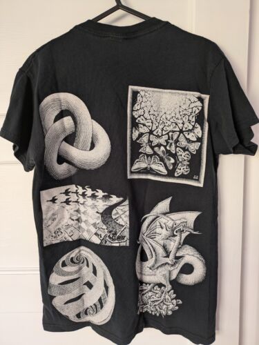 Escher black t-shirt size XXS - Picture 2 of 5