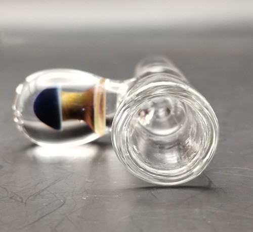 Extra Thick Glass Mushroom Chillum Pipe - Handmade in USA Subconscious Design - Picture 7 of 7
