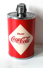 COCA COLA JAPON CAN MINI BRIQUET BRIQUET ESSENCE DIAMANT CAN LOGO INUTILISÉ RARE