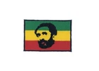 Embroidered Patch Haile Selassie Rasta Ethiopia Rastafari Reggae