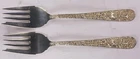 (1) ONE S. KIRK & SON REPOUSSE Salad Fork 6 1/4" Sterling Silver HSR Monogram