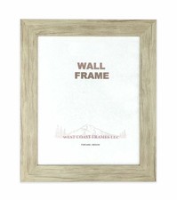 51668 - 1-1/4" Gray Contemporary Poly Picture Frame- Clear Glass