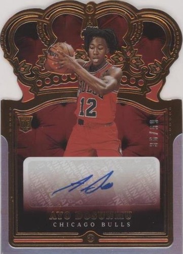 B612 AYO DOSUNMU RC AUTO 2021-22 RECON BLUE 36/49 BULLS RARE SP