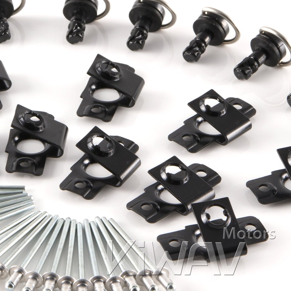 KiWAV 1/4 Turn Quick Release Fastener Race Fairing Rivet on 14mm 10 pcs ...