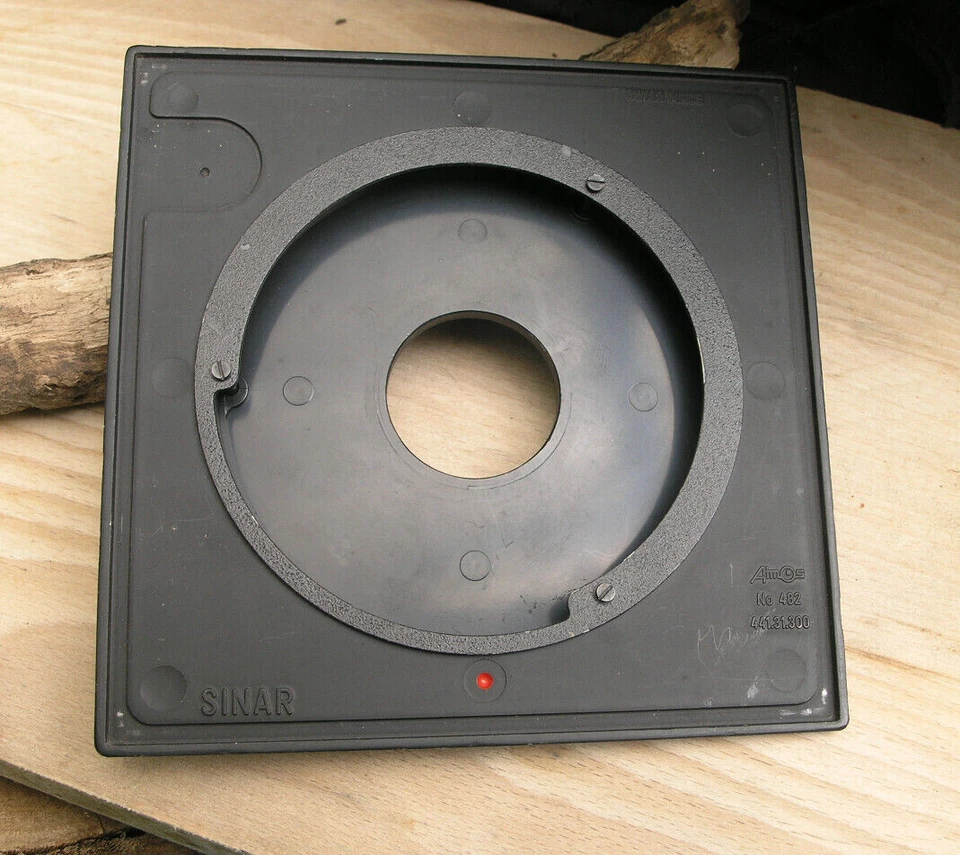 Genuine Sinar  F & P fit lens board panel copal 0 34.6mm hole 10mm step out - Image 2 of 3