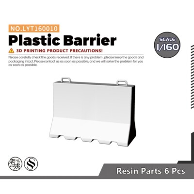 Yao's Studio LYT160010 1/160 Plastic Barrier For Model Car Display Prop