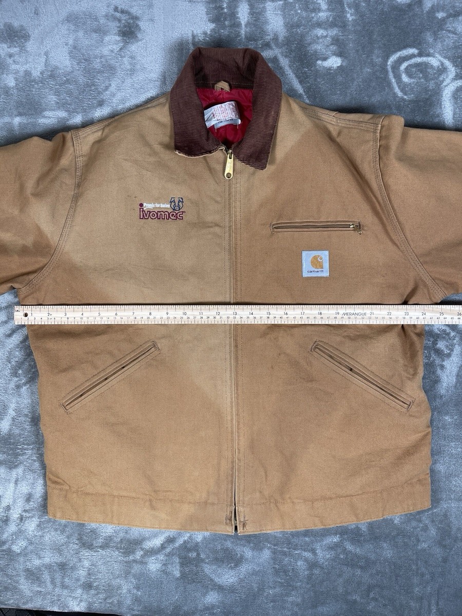 Carhartt Detroit Jacket J18 BRN size 44 Large | eBay
