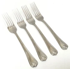 Set of 4 Lenox Butlers Gourmet Dinner Forks Set 8 1/4”