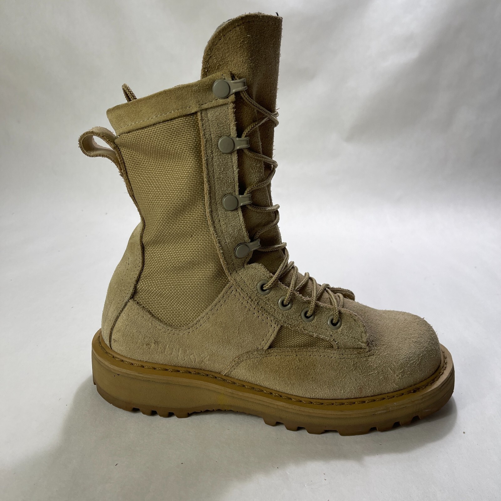 Rocky Boots Size 3W Wide Military Combat Desert Tan Wide Vibram