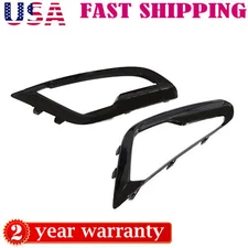 For 2018-2021 Ford EcoSport Pair Front Bumper Fog Light Lamp Cover Bezel LH & RH
