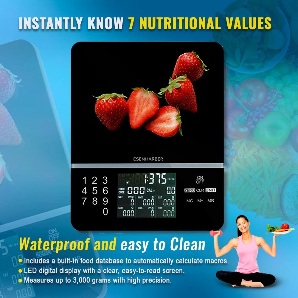 Food Scale with Nutritional Calculator – Touch‑Key Digital Kitchen Sc