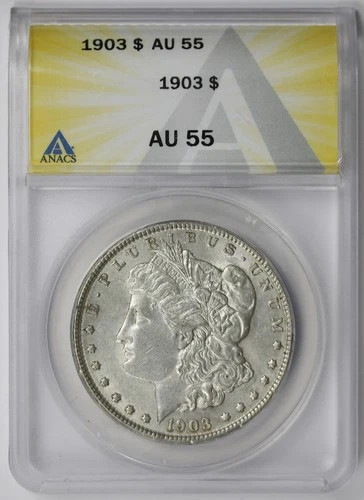1903 Morgan Dollar $1 AU 55 ANACS