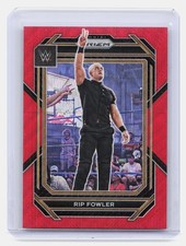 Rip Fowler 2023 Panini Prizm WWE #164 Ruby Wave Refractor