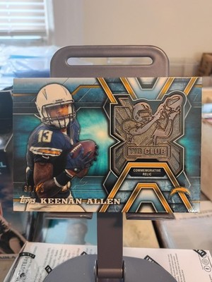 2014 Topps - Wide Receivers Club Commemorative Relics Keenan Allen 38/75 MINT