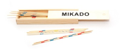 - 64223 - board games - wooden mikado 18 cm - wooden nib