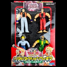 1992 SEGA Art of Fighting Ryo John Robert King of Fighters Keychain Figure Set