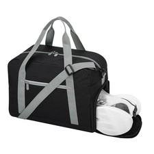 14"L Small Gym Bag - Lightweight Carry-On Mini Duffel Bag with Shoe Compartment