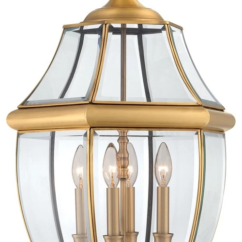 Quoizel NY9045 Black Newbury 4-Light 30"H Post Lantern With Clear Glass - Picture 11 of 11