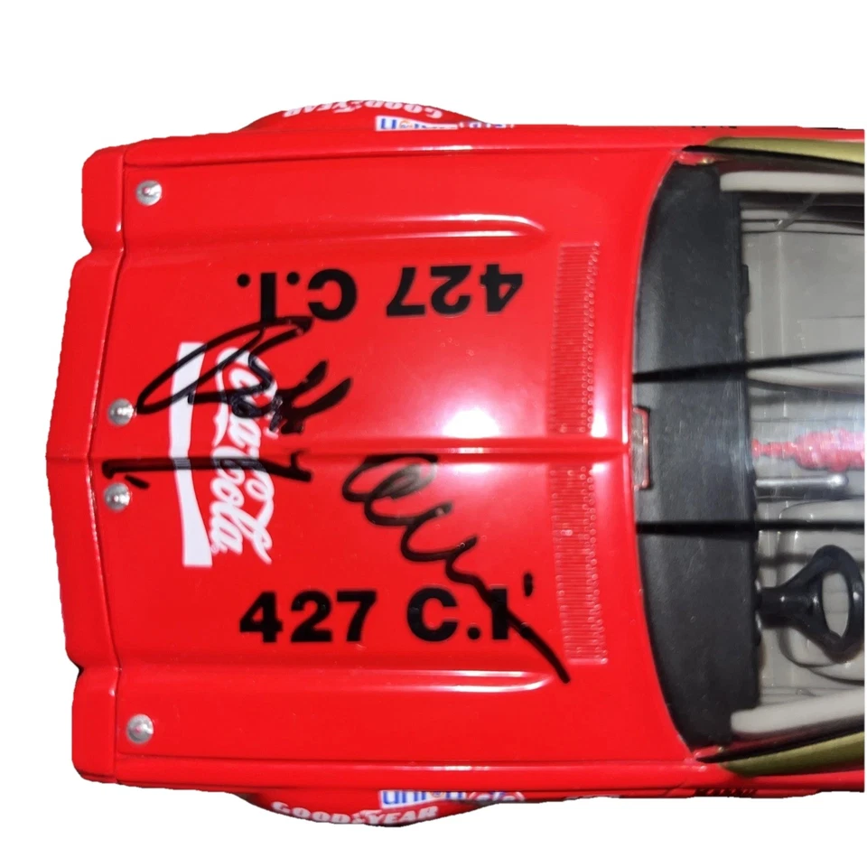 Bobby Allison 2000 1/24 autografiado #12 Coca Cola 1974 Malibu coche fundido a presión como nuevo Foto 2 de 4