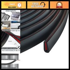 Flexible Rubber Edge Trim 1/16" U Channel Protector - Self-Adhesive Car Door Gua