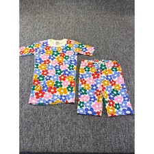 Hanna Andersson Pajamas Kids 14-16 Multi Floral 100 Organic Cotton Snug Fit Set