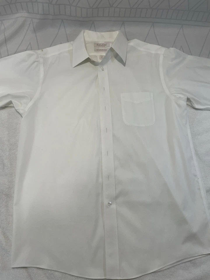 Roundtree & York Gold Label Pinpoint Algodão 16/34 Imaculado - Imagem 2 de 4