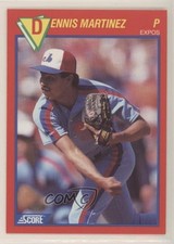 1989 Score 100 Hottest Players Box Set Dennis Martinez #13 te2