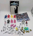 1997 Power Rangers In Space Large Lot 8 Figures Accessories Weapons Bandai Vtg