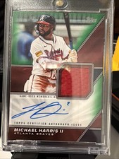 MICHAEL HARRIS II 2026 TOPPS SERIES 1 AUTOGRAPH GAME USED MATERIAL /99 AUTO