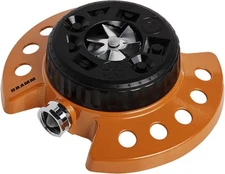 Dramm Available 15022 ColorStorm 9-Pattern Premium Turret Sprinkler Orange 