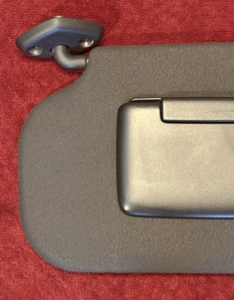 Viseira solar preta 08-10 Ford F250 F350 F450 F550 LH - Imagem 3 de 4