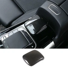 Fit For Benz GLB 2020-22 Carbon Fiber Style Central Console Gear Shift Knob Trim