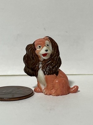 Marx Disneykins Cocker Spaniel plastic figure Disney Lady & Tramp dog character