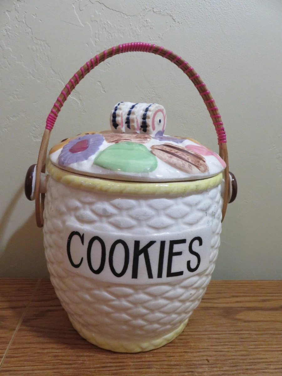 Japan Biscuit Jar In Vintage Collectible Cookie Jars Pre-1970 for