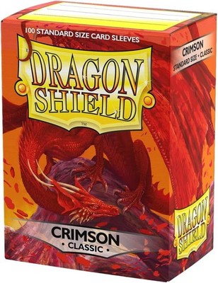 Dragon Shield - Crimson Sleeves 100ct Box