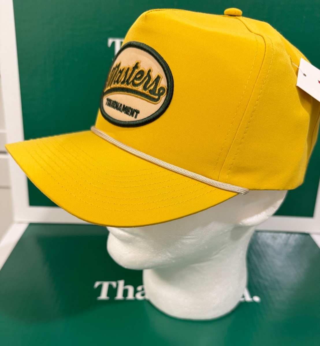 2026 Masters Golf Tech YELLOW Rope Hat (MASTERS TOURNAMENT  display picture 3