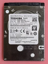 TOSHIBA 500GB 5400 RPM INTERNAL HARD DISK DRIVE - MQ01ABF050 not wd/seagate