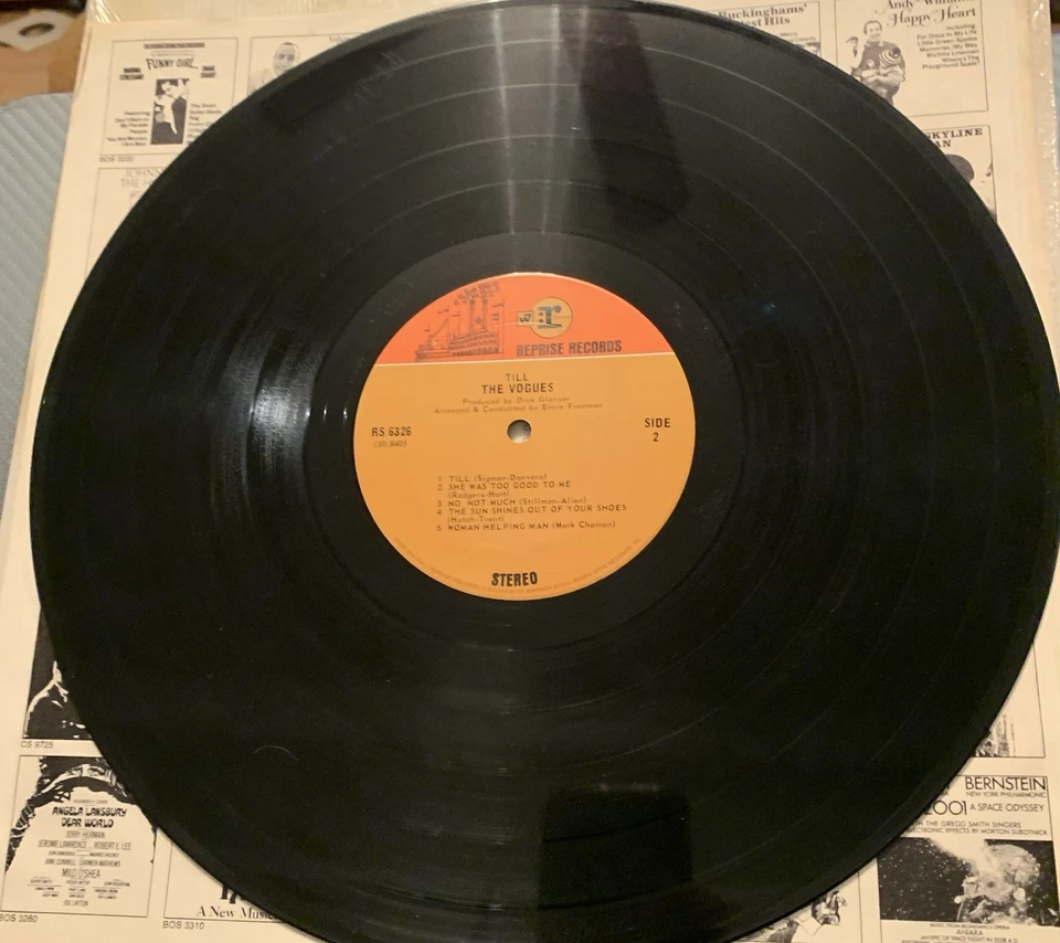 The Vogues Till Vinyl Record RS 6326 LP 1969 Pop Rock Shrink Wrap READ VG TESTED - Image 2 of 4