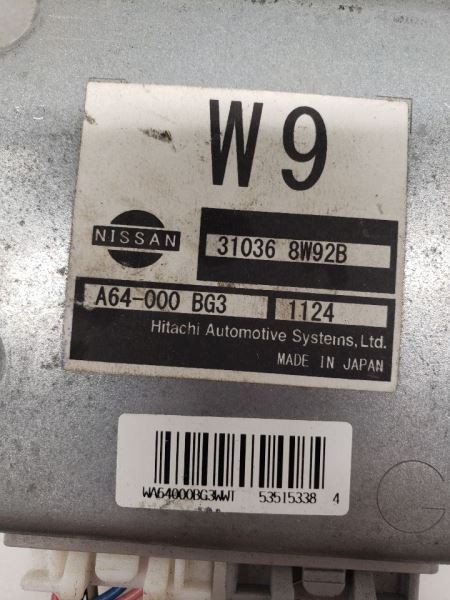 Grl337 Transmission Control Module 2009 Nissan Versa 1.8