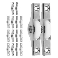  16 Pcs Rotella Per Ante Scorrevoli Ruote Porte Rullo Delle Dell'armadio
