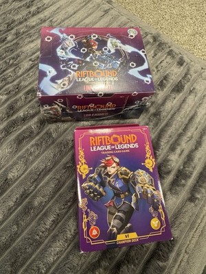 Unleashed Booster Box - Riftbound: League of Legends Plus Champion Deck
