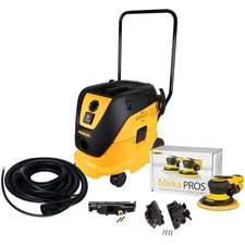 Mirka 6In 5Mm Orbit Sander Dust Free Handle System