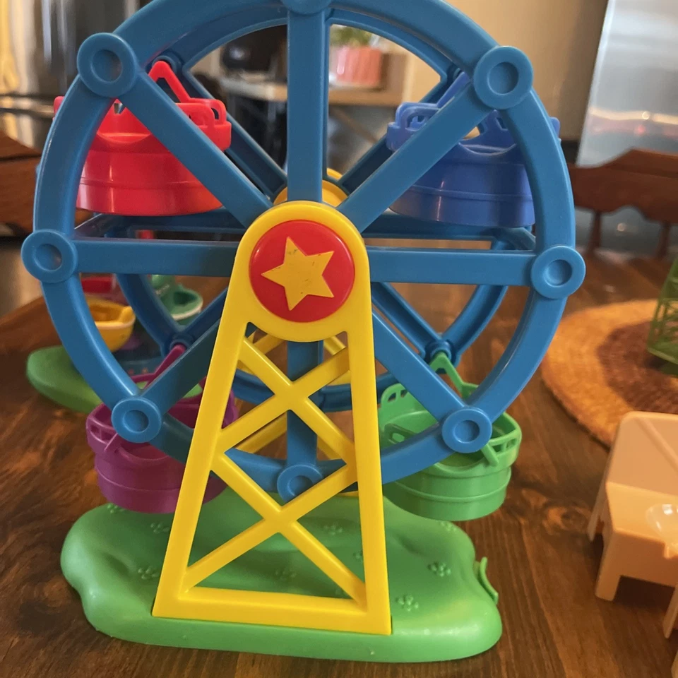 Peppa Pig Divertido Juego Limpio Noria Merry Go Round Figura Carnaval SIN ESPEJO Foto 4 de 4