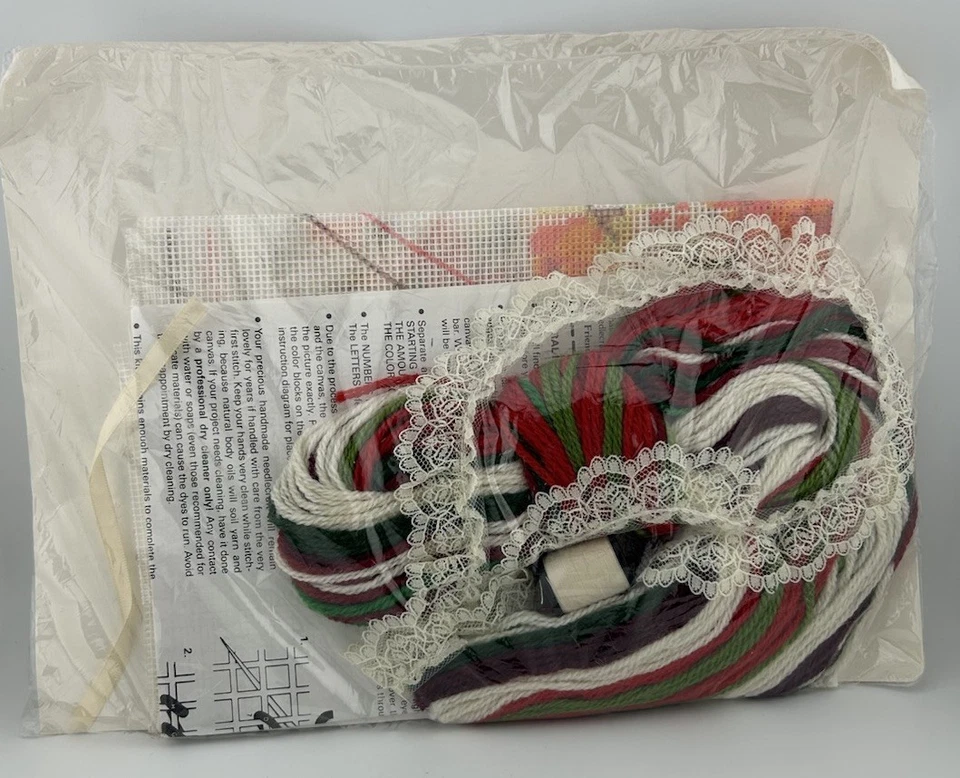 The Creative Circle Kit 6436, “Victorian Christmas Stocking” - Embroidery Kit - Image 2 of 2