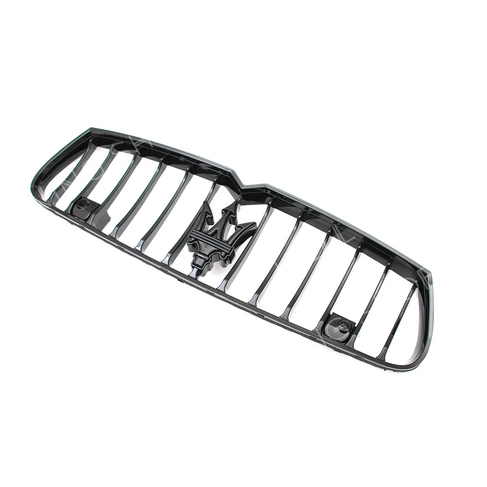 For Maserati Ghibli 2014-2017 S SQ4 Glossy Black Front Bumper Grille 670010764 - Image 4 of 4