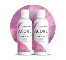 [2 Pack] Adore Semi Permanent Hair Dye Color 4oz [ 192 Pink Petal ]