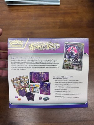 Pokmon Scarlet & Violet Elite Trainer Box Booster Exclusive Koraidon  Miraidon