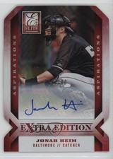 2013 Elite Extra Edition Aspirations Die-Cut Signatures /100 Jonah Heim Auto 0w7