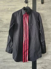 Y-3 Adidas YOHJI YAMAMOTO Unity Men’s Black Button Down LS Dress Shirt Small