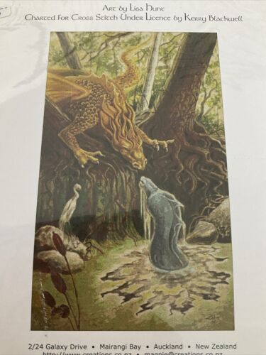 Character Creations CROSS STITCH CHART The Lovers Dragons Mystical Fantasy - 第 1/4 張圖片